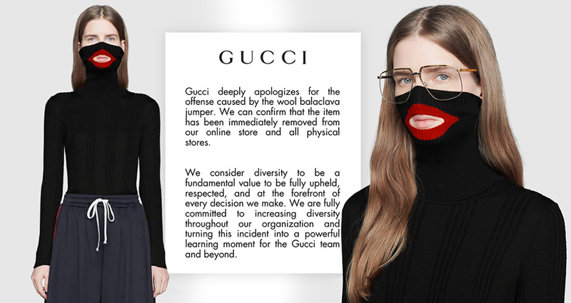 Gucci ออกมาขอโทษ เหตุ “เสื้อกันหนาว” มีลักษณะเหมือนเป็นการ “เหยียดผิว”