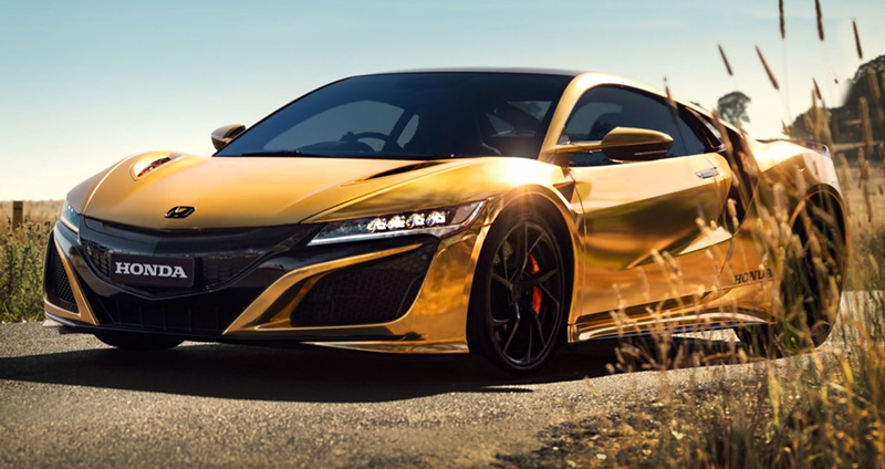 ฮอนด้าออสเตรเลีย ฉลองครบรอบ 50 ปี นำทีมโดย NSX และ Civic Type R สีทองอร่าม