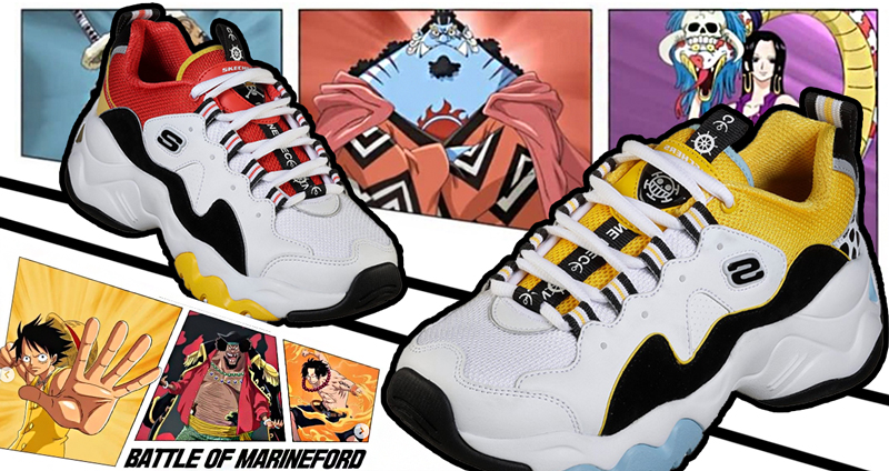 Skechers สิงคโปร์ เปิดตัวรองเท้า Skechers X One Piece สีสันสดใส วางขายมีนาคมนี้!!