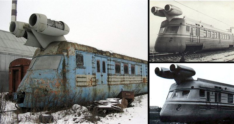 รถไฟติดไอพ่นของโซเวียต จากยานพาหนะสุดล้ำในยุคสงครามเย็น สู่เศษเหล็กสนิมเขรอะ