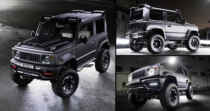 Suzuki Jimny Black Bison Edition หล่อเข้ม ดุดัน อยากแต่งแบบนี้ เอาเข้ามาขายทีเท้ออออ