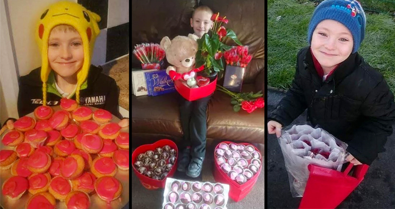 เด็กชาย 8 ขวบเก็บเงินซื้อ ‘ดอกไม้’ แจกจ่ายให้เพื่อนร่วมชั้นผู้หญิงทุกคนในวันแห่งความรัก
