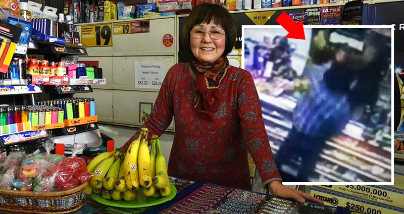 คุณป้าเจ้าของร้านใจเด็ด สู้ไม่ถอยอัดโจรใจทราม ยัดกล้วยเต็มหน้า ปาใส่ทั้งหวี!!