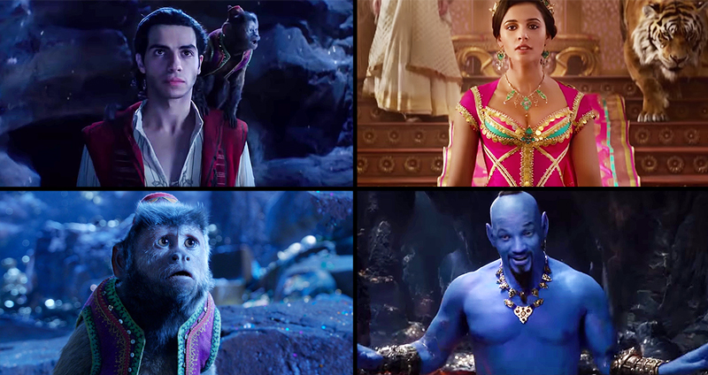 ตัวอย่างหนัง Aladdin “ฉบับคนแสดง” เผยให้เห็น Will Smith ในบทบาท “ยักษ์ฟ้าจินนี่”!!