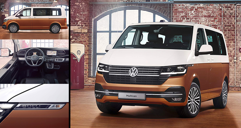 Volkswagen อัพเกรดรถตู้เวอร์ชั่นใหม่ เซอร์ไพรส์ด้วยรุ่นขับเคลื่อนไฟฟ้า 100%