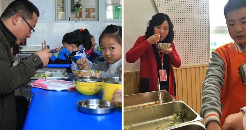 จีนประกาศให้ ‘เจ้าหน้าที่ – คุณครู’ กินข้าวร่วมกับนักเรียน เพื่อรับรองความปลอดภัยด้านอาหาร!!