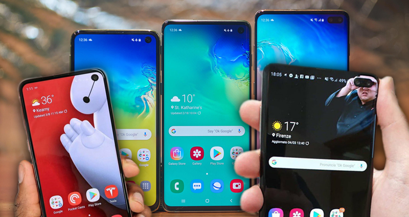 ชาวเน็ตแชร์เทคนิคเปลี่ยนภาพพื้นหลังสุดฮาใน Samsung Galaxy S10 เพื่อซ่อนกล้องหน้าบนจอ