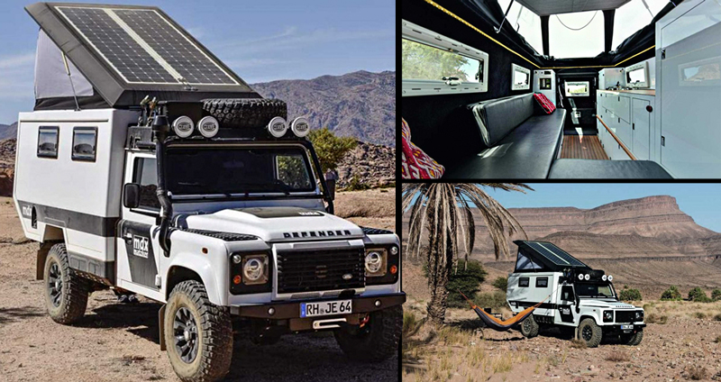 Land Rover Defender เวอร์ชั่นอัปเกรด รวมห้องนอน ห้องน้ำ และห้องครัว ไว้ในรถคันเดียว