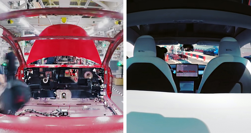 ชมคลิปวิดีโอการผลิต Tesla Model 3 เห็นทุกขั้นตอนตั้งแต่ต้นจนจบ ภายใน 48 วินาที