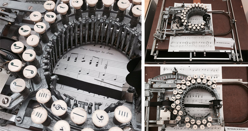 ชม “เครื่องพิมพ์โน้ตคีตัน” เครื่องพิมพ์ดีดสุดแปลกของนักดนตรีแห่งศตวรรษที่ 20