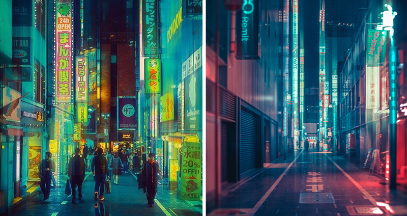 ชม ‘แสงไฟนีออน’ ยามค่ำคืนในกรุงโตเกียว ผ่านรูปถ่ายอันงดงาม ฝีมือช่างภาพชาวอิตาลี