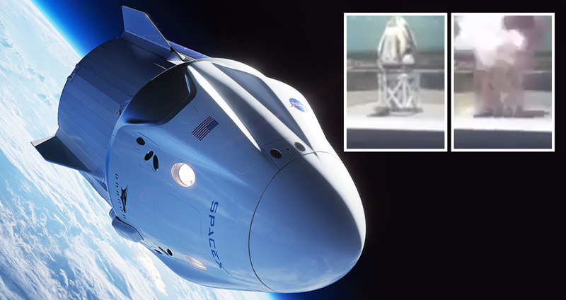 คลิปหลุดเผยยานอวกาศของ SpaceX ระเบิด หลังมีรายงาน “ความผิดปกติ” ในการทดลอง
