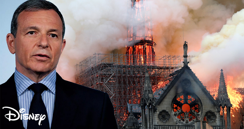 ดิสนีย์ประกาศบริจาคเงิน 5 ล้านเหรียญเพื่อชุบชีวิตมหาวิหาร Notre Dame
