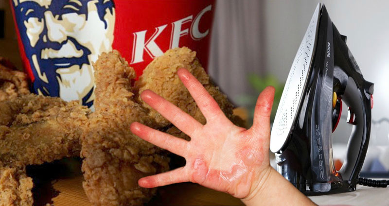 คุณแม่ถูกตำรวจจับหลังใช้ ‘เตารีดนาบ’ ลูกๆ ทั้งสอง เหตุเพราะพวกเขาแย่ง KFC กิน!!