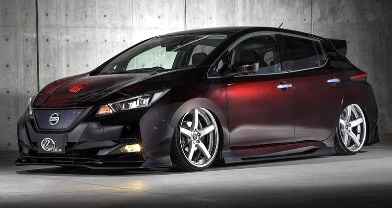 สำนักแต่งญี่ปุ่น จับ Nissan Leaf มาจัดทรงใหม่ โหลดเตีย เปลี่ยนแม็ก แปลงโฉมเป็นรถซิ่ง!!