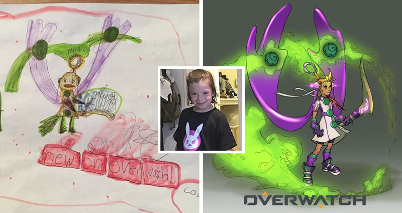 เด็กสาวออกแบบตัวละคร Overwatch ส่งทีมงาน ทีมงานเลยจับมาวาดใหม่ สุดเจ๋งกว่าเดิม!!