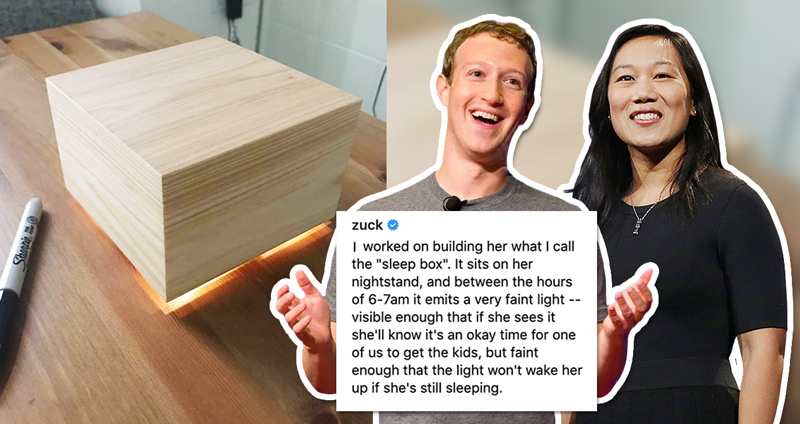 Mark Zuckerberg ประดิษฐ์ ‘Sleep Box’ ให้แสง Warm Light เผยได้แรงบันดาลใจจากภรรยา