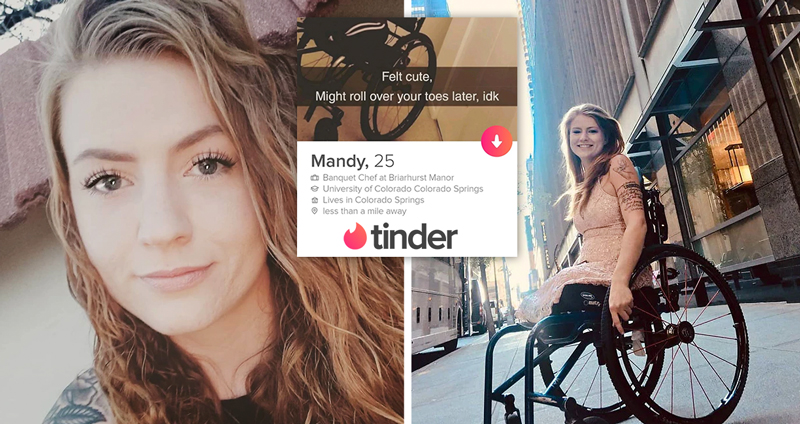 สาวพิการวัย 26 สร้างโปรไฟล์ Tinder อย่างจริงใจ ถึงจะพิการและโสด แต่เธอก็แฮปปี้กับมันสุดๆ