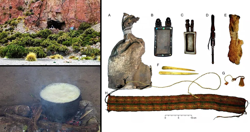 พบถุงหนังสัตว์บรรจุอุปกรณ์ทำยาหลอนประสาทที่โบลิเวีย เชื่อเป็นของชาแมนฝีมือดีในอดีต