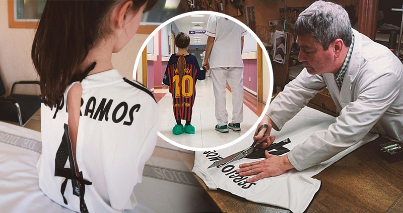 สเปนปิ๊งไอเดียดัดแปลง “เสื้อนักบอลคนโปรด” ให้ “ผู้ป่วยเด็ก” สร้างกำลังใจให้หายไวขึ้น