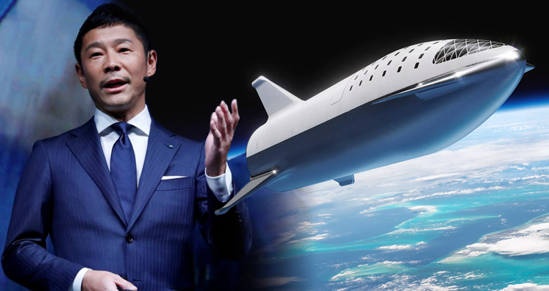 เศรษฐีญี่ปุ่นโพสต์ติดตลกว่า “หมดตัว” หลังจองตั๋วทัวร์ดวงจันทร์ กับยานอวกาศ SpaceX