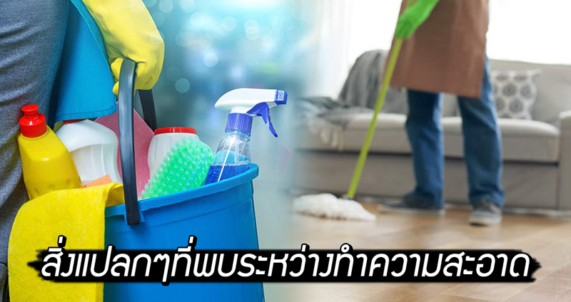 เผยผลสำรวจ “ของแปลกๆ” ที่เหล่าพนักงานทำความสะอาด บังเอิญพบในบ้านลูกค้า