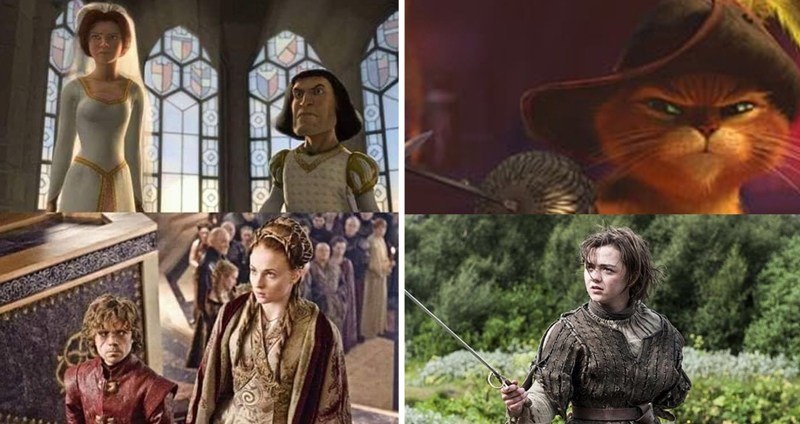 ชาวเน็ตพิสูจน์ให้เห็นแล้วว่า “Game of Thrones” ก็คือการ์ตูน “Shrek” เวอร์ชั่นคนดีๆ นี่เอง