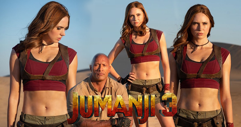 Jumanji 3 ปิดกล้องแล้ว Karen Gillan มาโพสต์รูปเรียกน้ำย่อยก่อนการผจญภัยจะเริ่มขึ้น