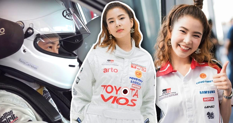 สาวสวยสายซิ่ง!! ‘ฝน – ศนันธฉัตร’ สลัดคราบนักแสดง ไปเจอกันได้ในสนามแข่งรถ!!