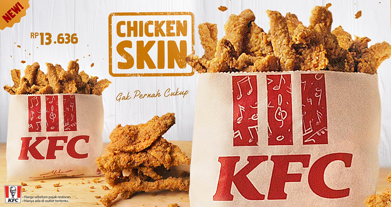 KFC อินโดนีเซียเปิดตัว ‘หนังไก่ทอด’ ไทยรออย่างจดจ่อ เมื่อไหร่จะเปิดขายบ้าง!