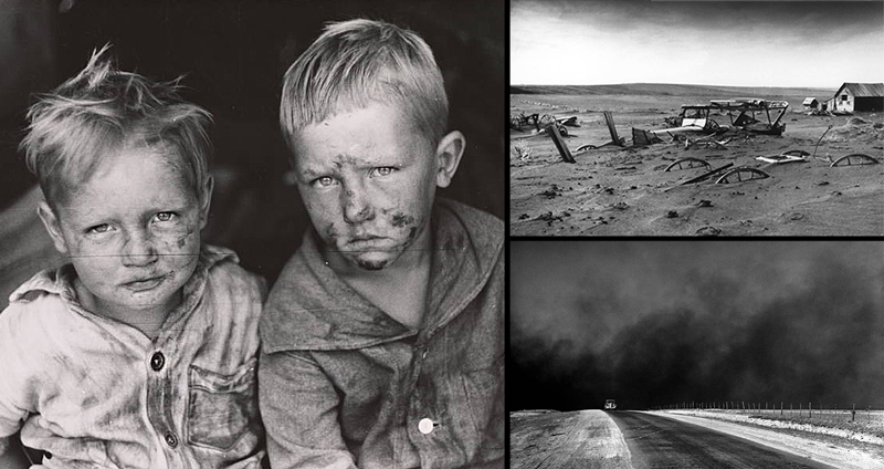 ชม 21 รูปภาพเปื้อนดิน ที่สะท้อนชีวิตในสหรัฐฯ ในช่วงที่ประเทศต้องเผชิญกับ “พายุฝุ่น”