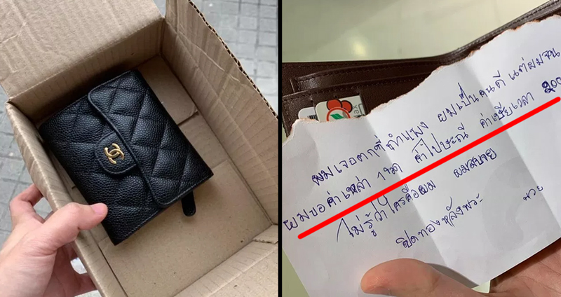 สาวทำ Chanel หาย ผู้หวังดีส่งคืนมาให้ พร้อมโน้ตบอกเป็นคนดีแต่จน ‘ขอ 200 ค่าเหล้านะ’