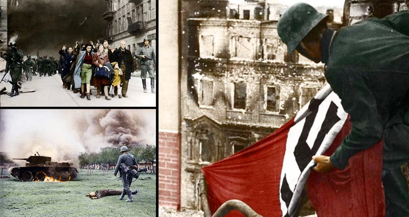 22 ภาพสีของแนวรบฝั่งตะวันออกช่วงสงครามโลกครั้งที่สอง สถานที่ที่เต็มไปด้วยความสูญเสีย