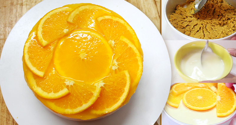 เติมความสดชื่นในวันอากาศร้อนด้วยเมนู ‘โยเกิร์ตมูสเค้กรสส้ม’ ของหวาน ทำง่าย ไม่ต้องใช้เตาอบ