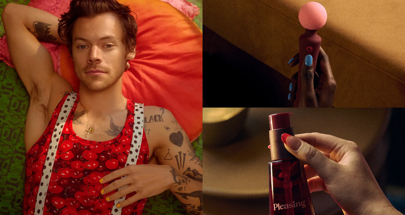 Pleasing ของ Harry Styles เปิดตัวสินค้าใหม่ เครื่องสั่น – เจลหล่อลื่น มอบความสุขทางเพศ