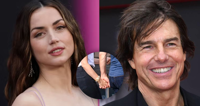 ไม่ใช่ข่าวลืออีกต่อไป สื่อเจอ Tom Criuse จับมือจู๋จี๋กับ Ana de Armas ยืนยันข่าวเดตกัน