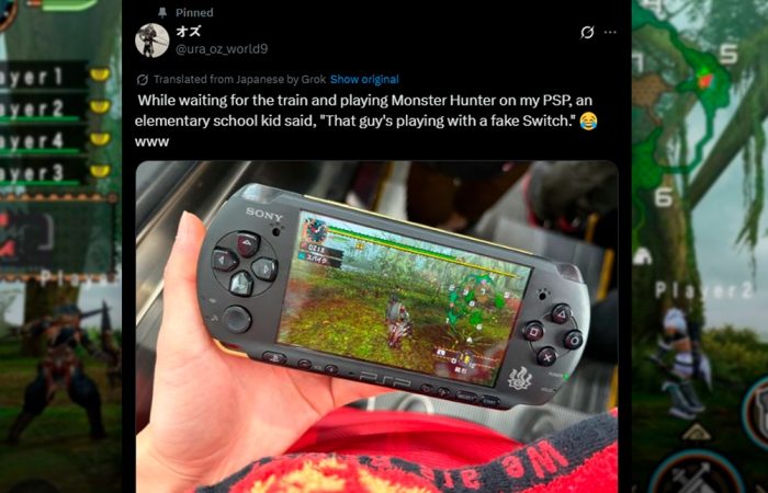 หนุ่มเล่า พกเครื่อง PSP เล่นมอนฮันฯ ในรถไฟใต้ดิน โดนเด็กเจนอัลฟ่าทัก พี่ชายเล่น Switch ของปลอมเหรอ? ทำลุงหนวดกำหมัดกันเป็นแถว!!